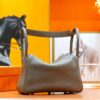 DR96 Factory Lindy Togo Leather Tinware Grey Silver Hardware 26cm Full Handmade