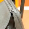 DR96 Factory Lindy Togo Leather Tinware Grey Silver Hardware 26cm Full Handmade