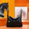 DR96 Factory Lindy Togo Leather CK89 Black Silver Hardware 26cm Full Handmade