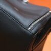 DR96 Factory Lindy Togo Leather CK89 Black Silver Hardware 26cm Full Handmade