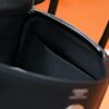 DR96 Factory Lindy Togo Leather CK89 Black Silver Hardware 26cm Full Handmade