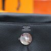 DR96 Factory Lindy Togo Leather CK89 Black Silver Hardware 26cm Full Handmade
