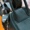 DR96 Factory Mini Lindy Togo Leather Deep Green Gold Hardware 20cm Full Handmade