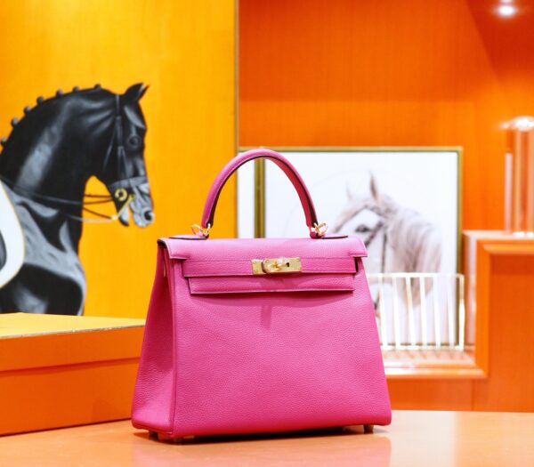 wsxc1762682862535_1 DR96 Factory Kelly Togo Leather Rose Pink Gold Hardware 25cm Full Handmade