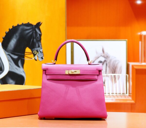 wsxc1762682862535_3 DR96 Factory Kelly Togo Leather Rose Pink Gold Hardware 25cm Full Handmade