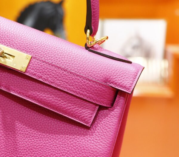 wsxc1762682862535_4 DR96 Factory Kelly Togo Leather Rose Pink Gold Hardware 25cm Full Handmade
