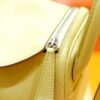 DR96 Factory Mini Lindy Togo Leather Lemon Yellow Silver Hardware 20cm Full Handmade