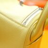 DR96 Factory Mini Lindy Togo Leather Lemon Yellow Silver Hardware 20cm Full Handmade