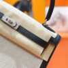wsxc1763119160857_4 DR96 Factory Kelly Swift Leather & Canvas CK89 Black Silver Hardware 25cm Full Handmade