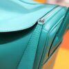 DR96 Factory Lindy Swift Leather Peacock Green Silver Hardware 26cm Full Handmade