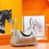 DR96 Factory Lindy Togo Leather Turtledove Grey Silver Hardware 26cm Full Handmade