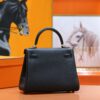 DR96 Factory Kelly Togo Leather CK89 Black Gold Hardware 25cm Full Handmade