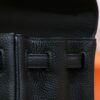 DR96 Factory Kelly Togo Leather CK89 Black Gold Hardware 25cm Full Handmade