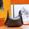 DR96 Factory Mini Lindy Togo Leather Deep Grey Silver Hardware 19cm Full Handmade