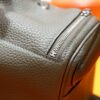DR96 Factory Mini Lindy Togo Leather Deep Grey Silver Hardware 19cm Full Handmade