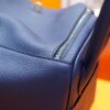 DR96 Factory Lindy Togo Leather Gem Blue Silver Hardware 26cm Full Handmade