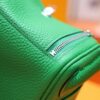 DR96 Factory Mini Lindy Togo Leather Fresh Green Silver Hardware 20cm Full Handmade