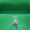 DR96 Factory Mini Lindy Togo Leather Fresh Green Silver Hardware 20cm Full Handmade