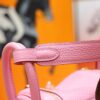 DR96 Factory Mini Lindy Togo Leather Sakura Pink Gold Hardware 20cm Full Handmade