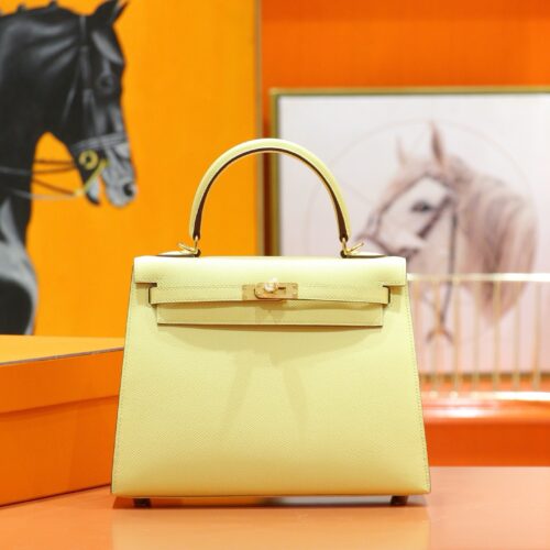 wsxc1765901729574_0 DR96 Factory Kelly Epsom Leather Lemon Yellow Gold Hardware 25cm Full Handmade