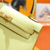 DR96 Factory Kelly Epsom Leather Lemon Yellow Gold Hardware 25cm Full Handmade