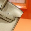 DR96 Factory Birkin Togo Leather Turtledove Khaki Silver Hardware 25cm Full Handmade
