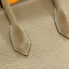 DR96 Factory Birkin Togo Leather Turtledove Khaki Silver Hardware 25cm Full Handmade