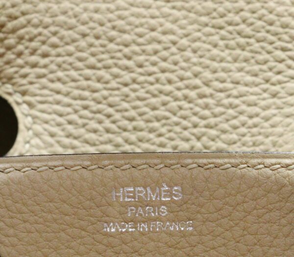 DR96 Factory Birkin Togo Leather Turtledove Khaki Silver Hardware 25cm Full Handmade