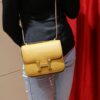 DR96 Factory Constance Epsom Leather Tea Khaki Gold Hardware 18cm Full Handmade