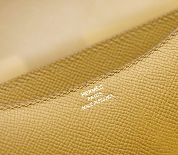 DR96 Factory Constance Epsom Leather Tea Khaki Gold Hardware 18cm Full Handmade