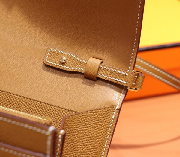 DR96 Factory Constance To Go Epsom Leather Etoupe Grey Gold Hardware 20cm Full Handmade