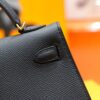 DR96 Factory Mini Kelly Swift Leather CK89 Black Gold Hardware 19cm Full Handmade