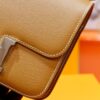 DR96 Factory Conatance Epsom Leather Gold Brown Silver Hardware 18cm Full Handmade