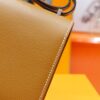 DR96 Factory Conatance Epsom Leather Gold Brown Silver Hardware 18cm Full Handmade