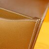DR96 Factory Conatance Epsom Leather Gold Brown Silver Hardware 18cm Full Handmade