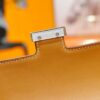 DR96 Factory Conatance Epsom Leather Gold Brown Silver Hardware 18cm Full Handmade