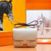 DR96 Factory Conatance Epsom Leather Turtledove Grey Silver Hardware 18cm Full Handmade