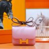 DR96 Factory Conatance Epsom Rose Purple Pink Gold Hardware 18cm Full Handmade