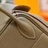 DR96 Factory Lindy Togo Leather Etoupe Grey Silver Hardware 26cm Full Handmade