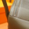 DR96 Factory Lindy Togo Leather Etoupe Grey Silver Hardware 26cm Full Handmade