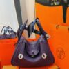 DR96 Factory Lindy Togo Leather Nobel Purple Silver Hardware 26cm Full Handmade