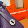 DR96 Factory Lindy Togo Leather Nobel Purple Silver Hardware 26cm Full Handmade