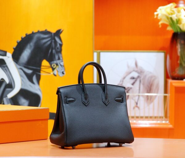 wsxc1778663471975_2 DR96 Factory Birkin Togo Leather CK89 Black Silver Hardware 25cm Full Handmade