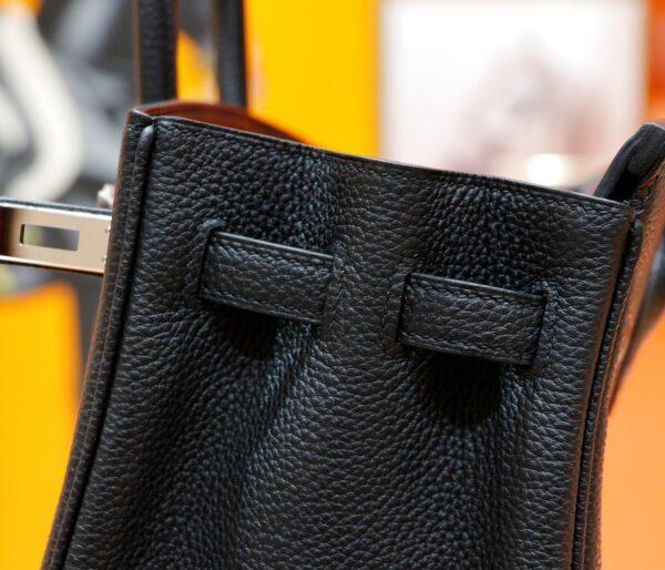 wsxc1778663471975_6 DR96 Factory Birkin Togo Leather CK89 Black Silver Hardware 25cm Full Handmade