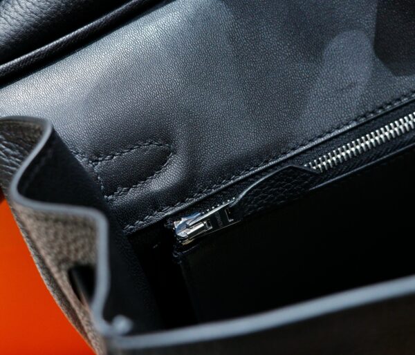 wsxc1778663471975_7 DR96 Factory Birkin Togo Leather CK89 Black Silver Hardware 25cm Full Handmade