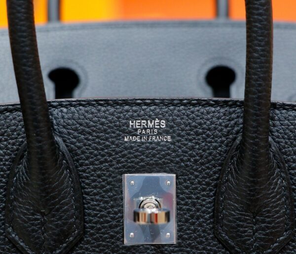 wsxc1778663471975_8 DR96 Factory Birkin Togo Leather CK89 Black Silver Hardware 25cm Full Handmade