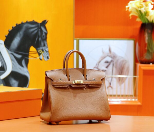 wsxc1778663487121_1 DR96 Factory Birkin Togo Leather CK37 Golden Brown Gold Hardware 25cm Full Handmade