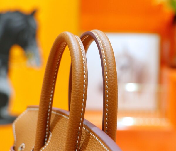 wsxc1778663487121_3 DR96 Factory Birkin Togo Leather CK37 Golden Brown Gold Hardware 25cm Full Handmade