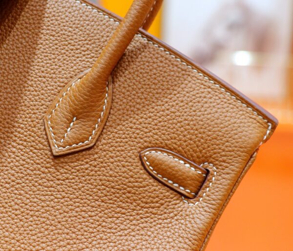 wsxc1778663487121_5 DR96 Factory Birkin Togo Leather CK37 Golden Brown Gold Hardware 25cm Full Handmade
