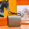 DR96 Factory Constance Epsom Leather Khaki Grey Gold Hardware 18cm Full Handmade